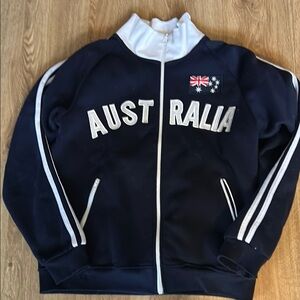 Australia Navy Blue Zip-Up Jacket size S